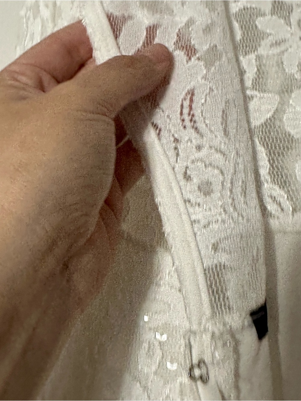 Onyx Nite White Lace Long Sleeve Bridal Gown - Picture 8 of 10
